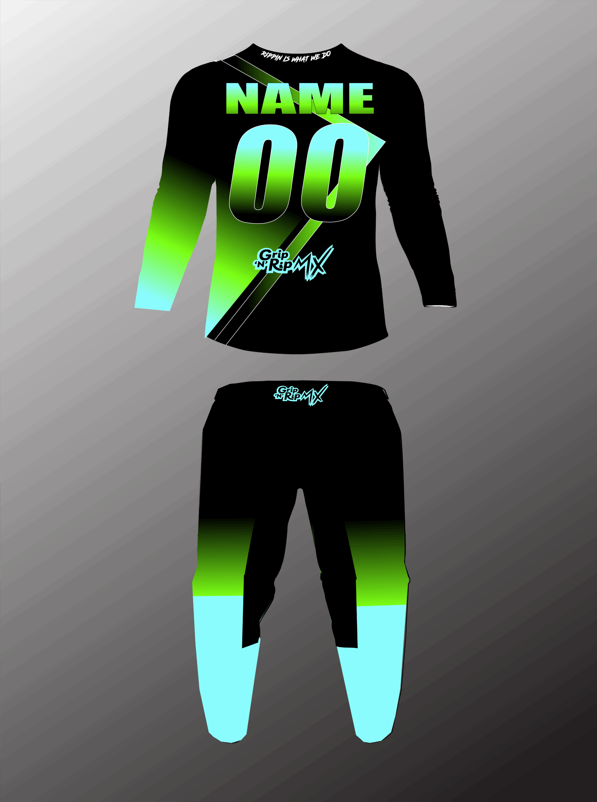RIPPIN IS WHAT WE DO GREEN KIT (CUSTOM) - Image 2
