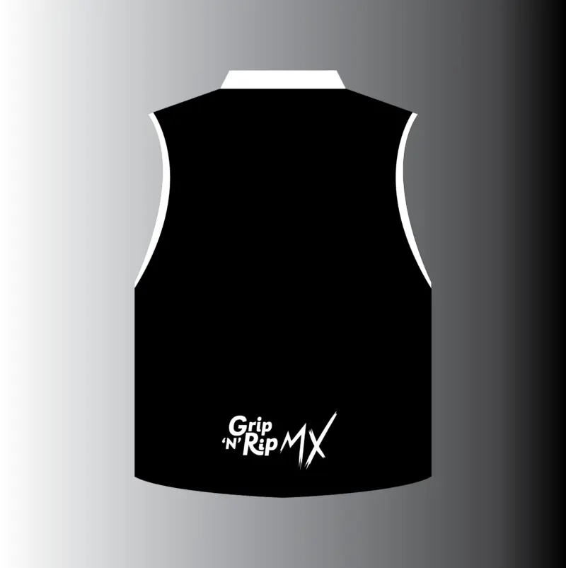 GNR Vest- Black/White (Ready To Ship)