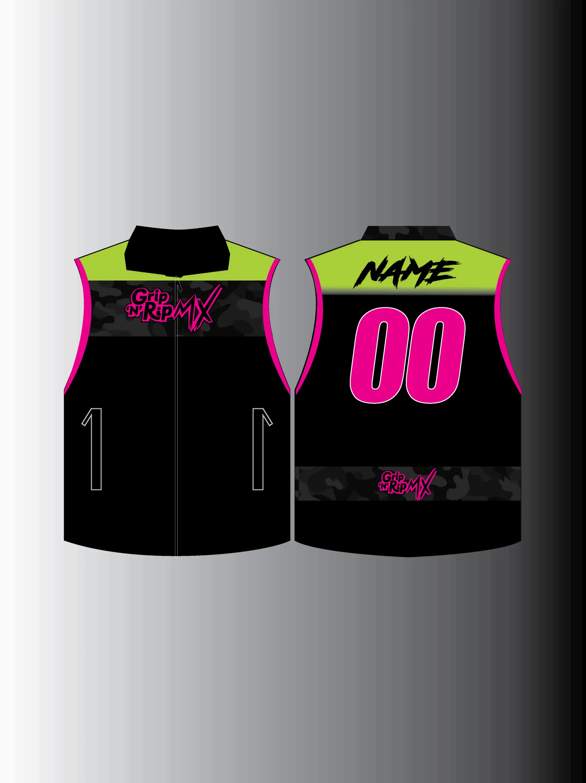 2026 Camo Le Pink/Green Vest