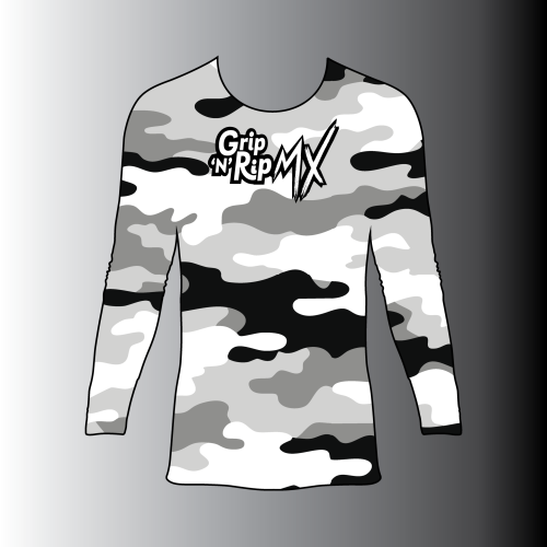 SNOW CAMO JERSEY FRONT