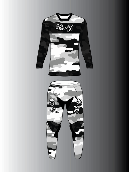 black and white