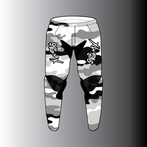 snow camo PANT FRONT